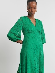 Joanna Hope Purple Value Lace Dress - Image 4 of 4
