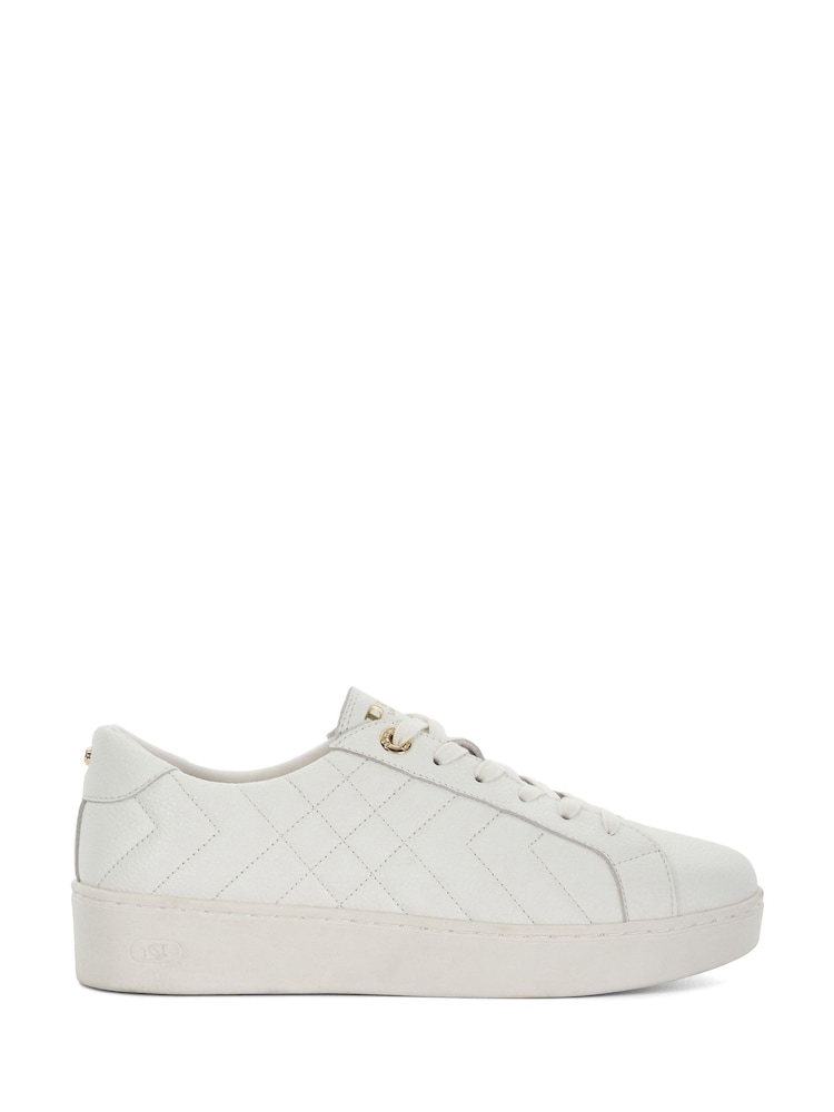 Dune London Wide Fit Egent Quilted Cupsole Trainers - صورة 1 من 5