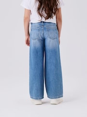 Name It Aqua Blue Wide Leg Jeans - Image 2 of 5
