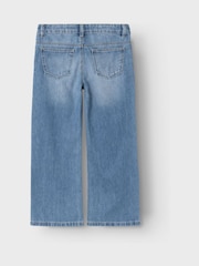 Name It Aqua Blue Wide Leg Jeans - Image 4 of 5