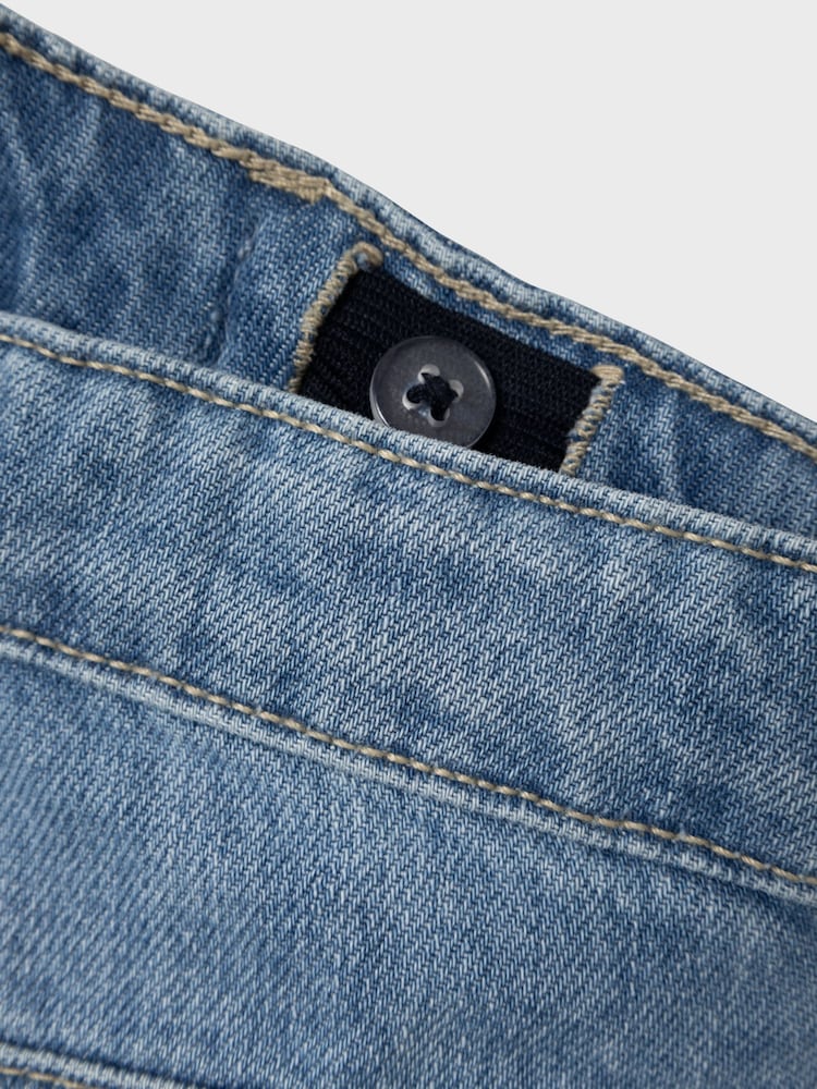 Name It Aqua Blue Wide Leg Jeans - Image 5 of 5 Name It Aqua Blue Wide Leg Jeans - Image 5 of 5