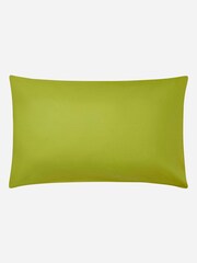 Jasper Conran London Spinach Green 300 TC Percale 100% Cotton Std Pillowcase Pair - Image 3 of 4