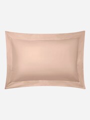Jasper Conran London Pale Pink 300 TC Percale 100% Cotton Oxford Pillowcases Pair - Image 3 of 4