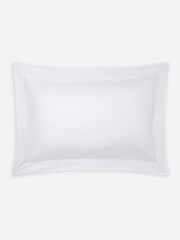 Jasper Conran London White 300 TC Percale 100% Cotton Oxford Pillowcases Pair - Image 3 of 4