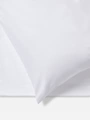 Jasper Conran London White 300 TC Percale 100% Cotton Std Pillowcases Pair - Image 2 of 4