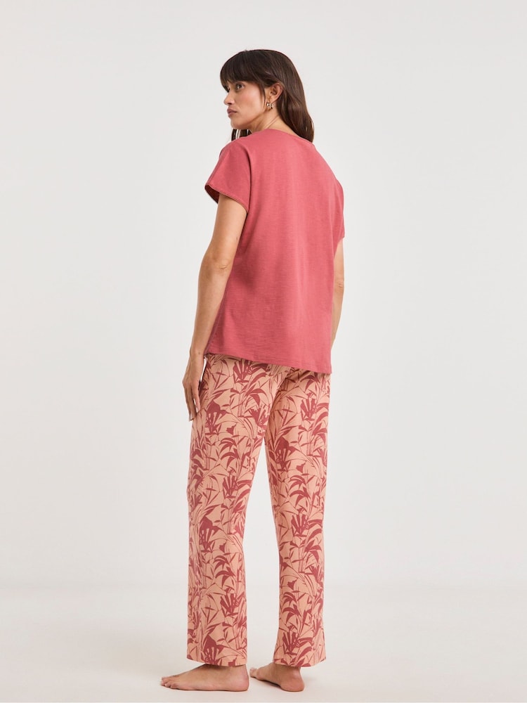 JD Williams Pink Pyjamas Set 2 Pack - Image 2 of 5