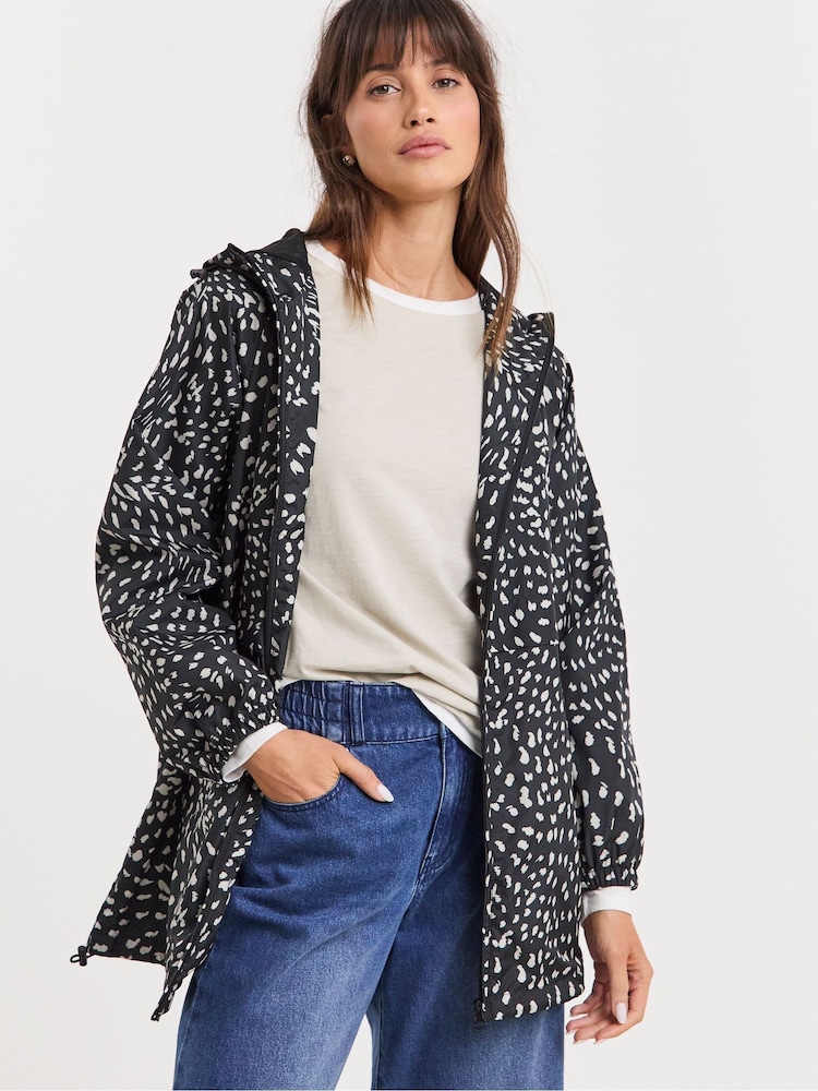 JD Williams Black Lightweight Raincoat - Image 1 of 4