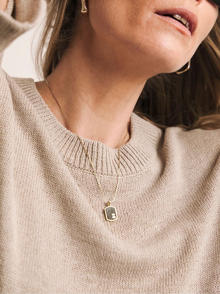 Piedra - Anthology By JD Williams Premium Loose Stitch Boxy Short Sleeve Jumper - Imagen 5 de 5 Piedra - Anthology By JD Williams Premium Loose Stitch Boxy Short Sleeve Jumper - Imagen 5 de 5