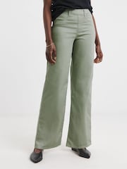 JD Williams Green Wide Leg Jegging - Image 1 of 4