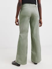 JD Williams Green Wide Leg Jegging - Image 2 of 4