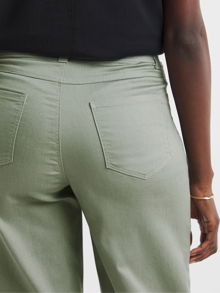 JD Williams Green Wide Leg Jegging - Image 4 of 4