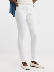 JD Williams White Slim Leg Jeggings - Image 2 of 4
