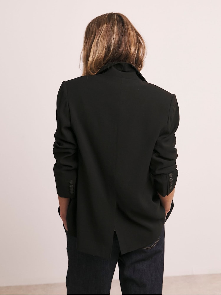 JD Williams Black Rayon Ultimate Relaxed Blazer - Image 2 of 4