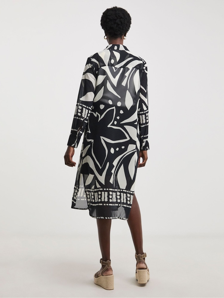 JD Williams Longline Chiffon Skirt - Imagen 2 de 5