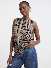 JD Williams Black Shell Top - Image 1 of 4