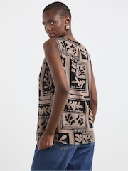JD Williams Black Shell Top - Image 2 of 4