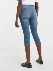 JD Williams Blue Denim Capri Jeans - Image 2 of 4