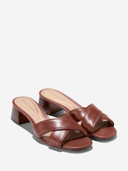 Cole Haan Womens Landon Brown Sandals - Image 2 of 6