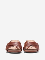 Cole Haan Womens Landon Brown Sandals - Image 3 of 6