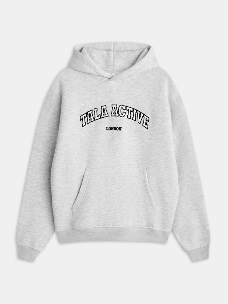 TALA Grey Active Embroidered Hoodie - Image 4 of 4
