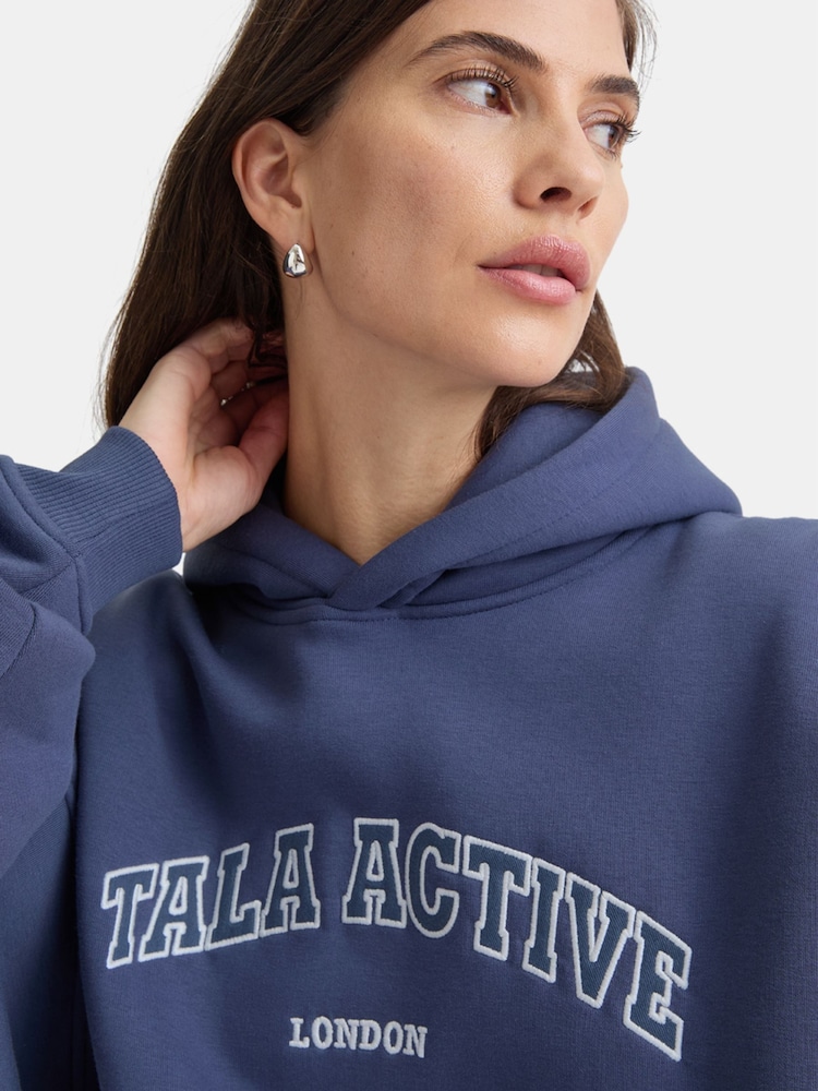 TALA Blue Active Embroidered Hoodie - Image 2 of 3