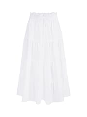 Yumi White Midi Boho Skirt - Image 5 of 5