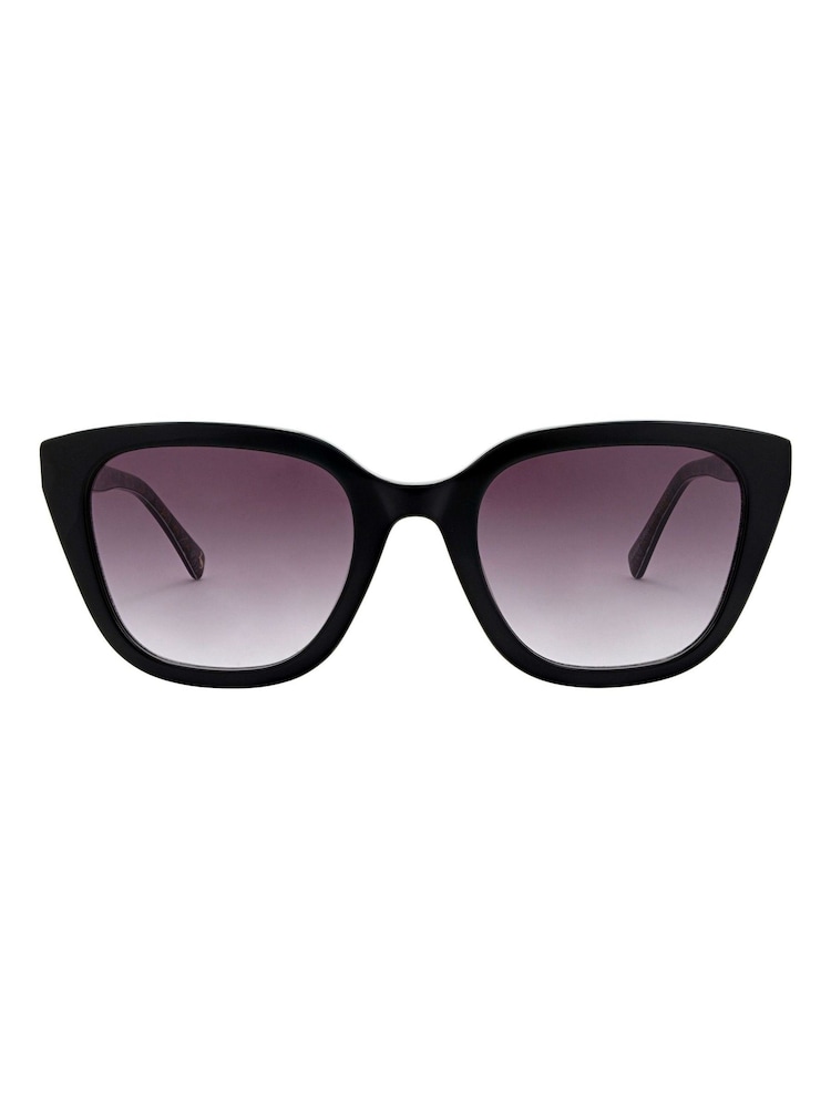 Joules Black Square Cat-Eye Sunglasses - Image 2 of 5