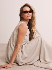 Anthology By JD Williams Natural Mix Pleat Dress - Image 2 of 5