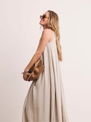 Anthology By JD Williams Natural Mix Pleat Dress - Image 4 of 5