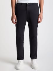 Remus Uomo Blue Straight Leg Cotton Stretch Chino Trousers - Image 1 of 6