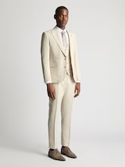 Remus Uomo Slim Fit  Linen-Blend Suit Jacket - Imagem 2 de 6