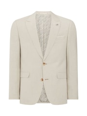 Remus Uomo Slim Fit  Linen-Blend Suit Jacket - Imagem 6 de 6