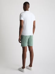 Verde - Shorts Remus Uomo Slim Fit algodão-Linen - Imagem 3 de 6