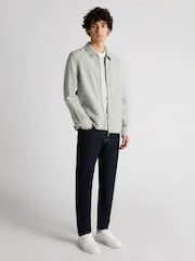 Remus Uomo Regular Fit Two-Way Zip Shirts Jacket - Imagem 2 de 5
