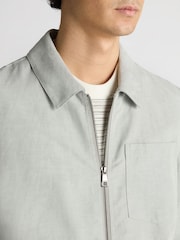 Remus Uomo Regular Fit Two-Way Zip Shirts Jacket - Imagem 4 de 5