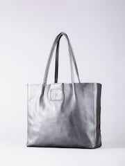 Lakeland Leather Silver Tarnly Tote Bag - Image 1 of 7
