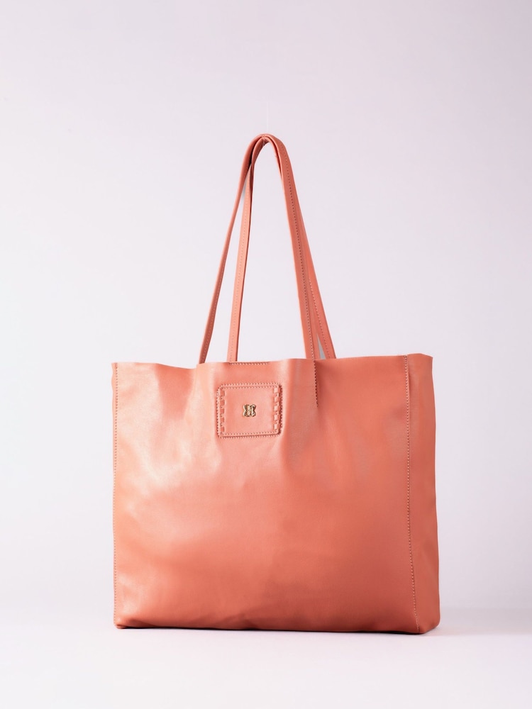 Lakeland Leather Orange Tarnly Tote Bag - Image 1 of 8