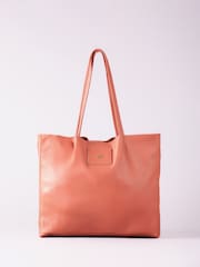 Lakeland Leather Orange Tarnly Tote Bag - Image 2 of 8