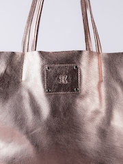 Lakeland Leather Pink Tarnly Tote Bag - Image 3 of 6