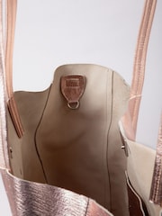 Lakeland Leather Pink Tarnly Tote Bag - Image 5 of 6