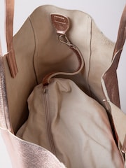 Lakeland Leather Pink Tarnly Tote Bag - Image 6 of 6