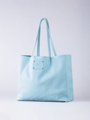 Lakeland Leather Blue Tarn Leather Bucket Bag - Image 1 of 6