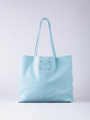 Lakeland Leather Blue Tarn Leather Bucket Bag - Image 2 of 6