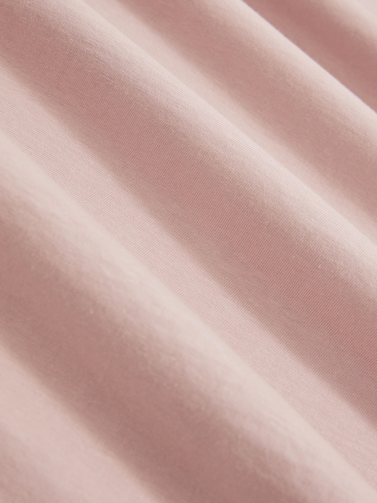 Reiss Soft Pink Bless Cotton Crew-Neck T-Shirt - Image 6 of 6