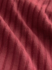 Vermelho Borgonha - Vestido Maternity de manga comprida para amamentação - Imagem 9 de 9