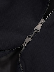 Mornarica - Reiss Preach Lyocell-Cotton Zip-Through Twill Jacket - Slika 6 iz 6