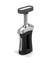 RABBIT Black Winged Metal Corkscrew Wine Bottle Opener - Image 1 of 4