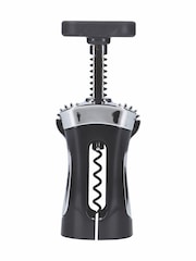 RABBIT Black Winged Metal Corkscrew Wine Bottle Opener - Image 3 of 4