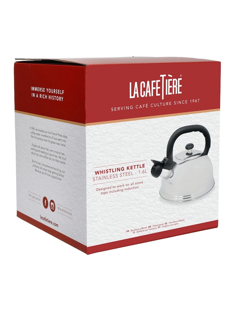 La Cafetiere Silver Fast-Boil Induction Hob Kettle with Whistle - Image 6 of 6