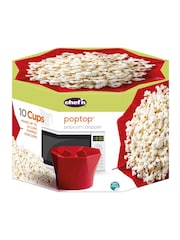 CHEFN Red No-Oil Air-Popped Microwave Popcorn Maker - Image 4 of 4